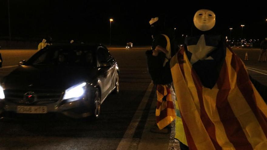 Acció de protesta al peatge de Martorell