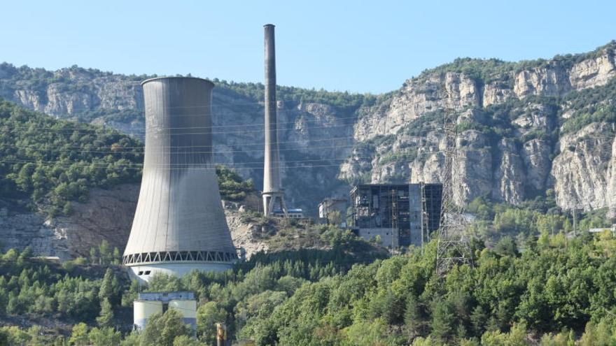 Estat actual de les instal·lacions de la central tèrmica de Cercs