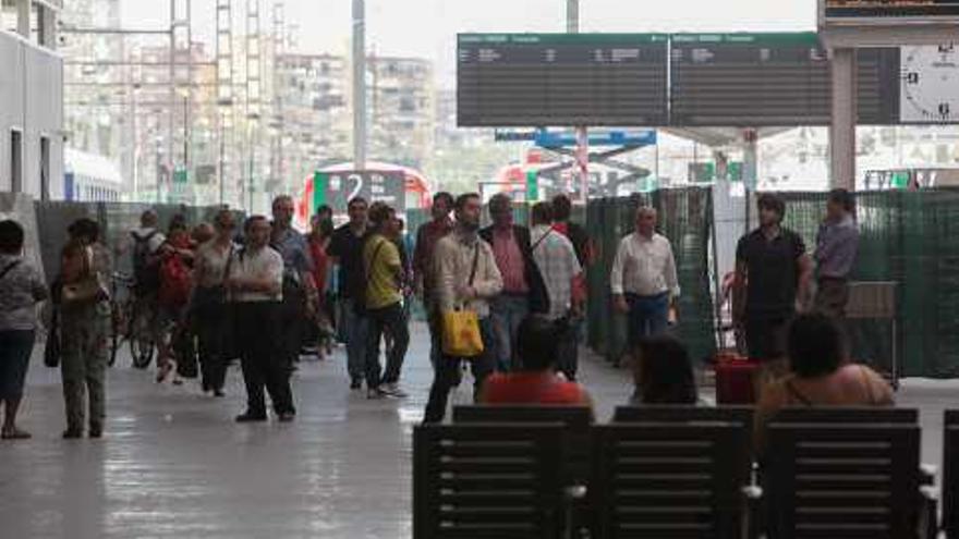 Imagen de la estación de Alicante esta semana.