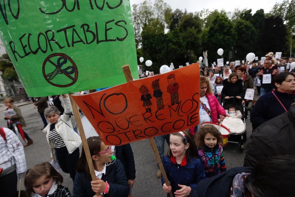 Manifestación por la enseñanza concertada