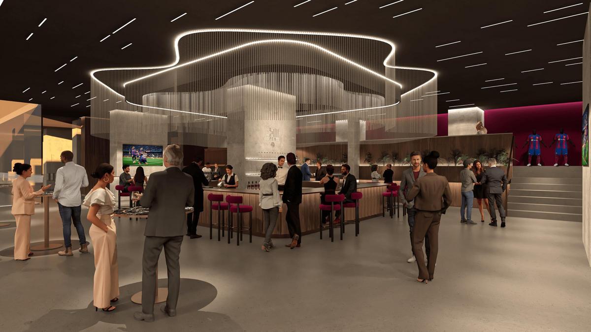 Así será el espacio en Tribuna para relajarse durante los partidos Así será el espacio en Tribuna para relajarse durante los partidos