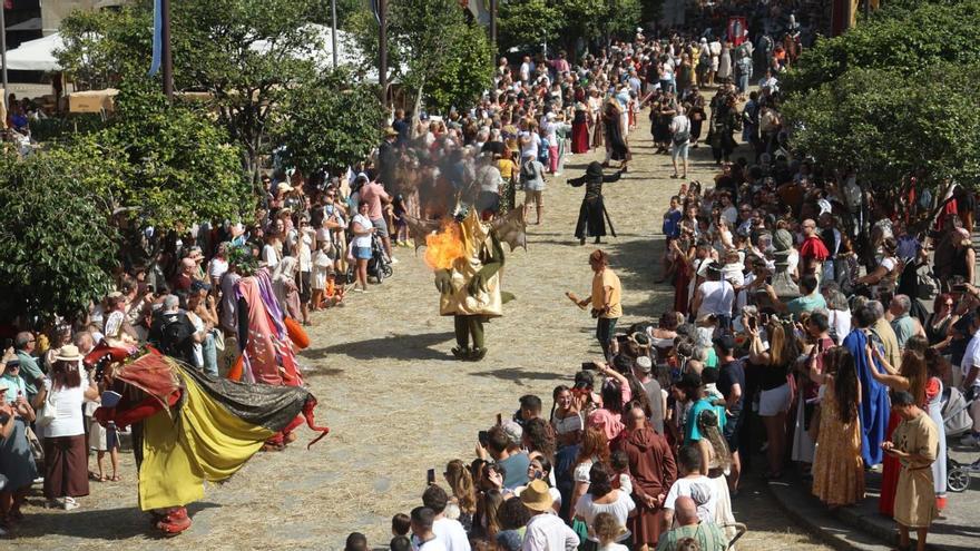 Calor y color en la 25 Feira Franca de Pontevedra