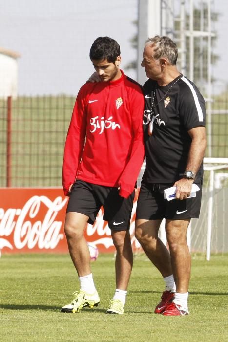 Entrenamiento del Sporting