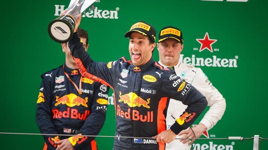 El Red Bull de Ricciardo se proclama campeón del Gran Premio de China