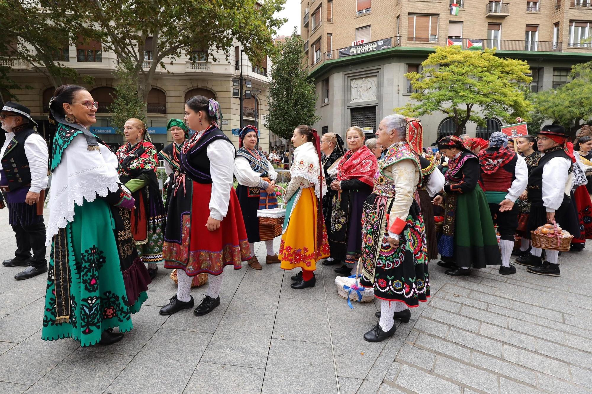 La Ofrenda de Frutos brilla un año más por el centro de Zaragoza