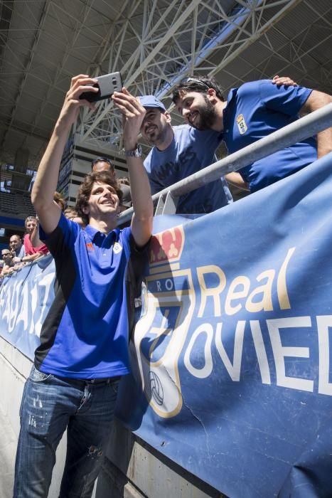 Presentación de Diego Fabbrini con el Real Oviedo