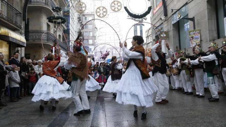 Los Ranchos de Reis llenan la Navidad de Vigo de tradición