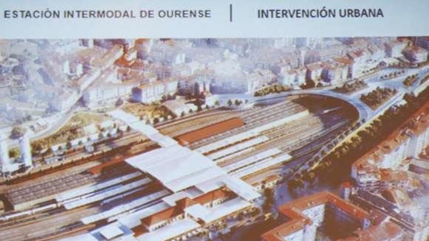 Proyecto de la futura estación intermodal. // Brais Lorenzo