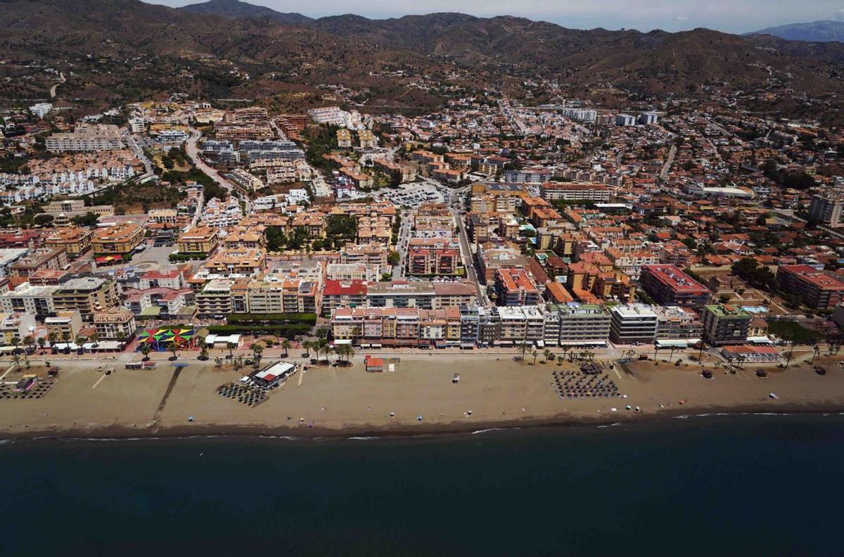 Una imagen aérea del municipio de Rincón de la Victoria. | ÁLEX ZEA