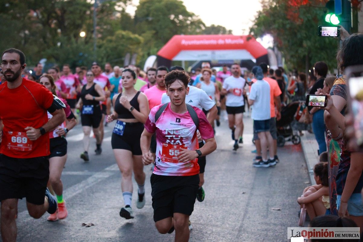 Las mejores imágenes de la carrera nocturna de Murcia