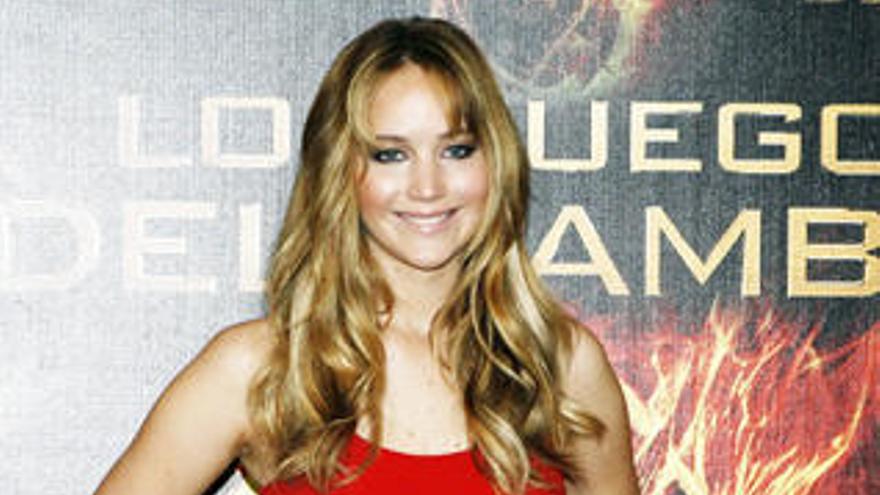 La actriz Jennifer Lawrence.