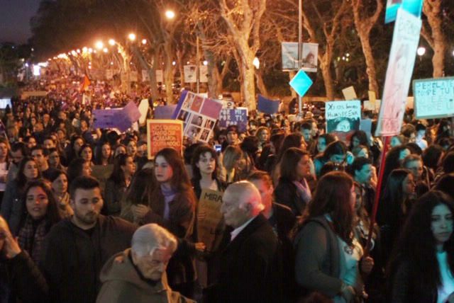 Manifestaciones por el 8M en Málaga