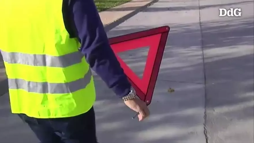 Els llums que substituiran els triangles d'alerta