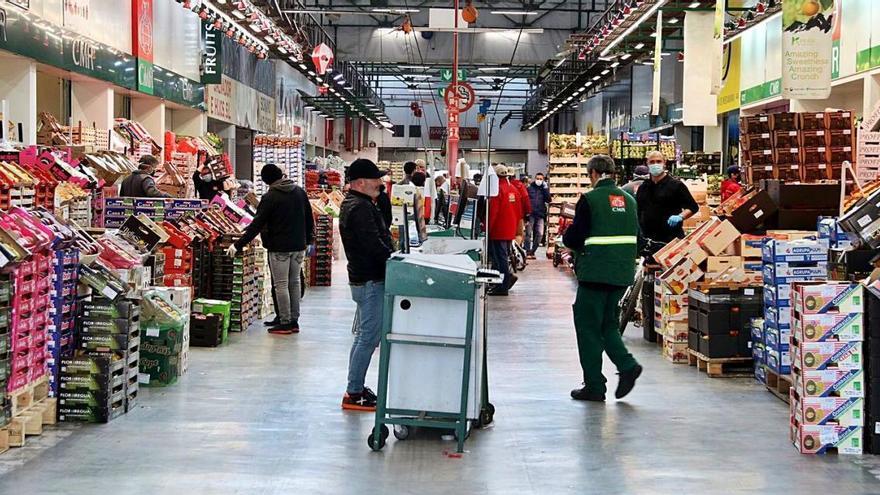 Un dels pavellons de Mercabarna, en una imatge d&#039;arxiu