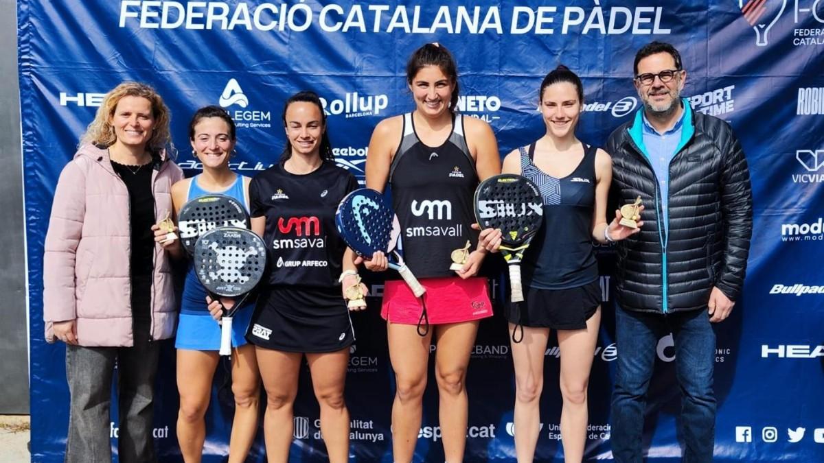 Eva Vives, Sara Pujals, Marina Guinart i Clàudia Sánchez