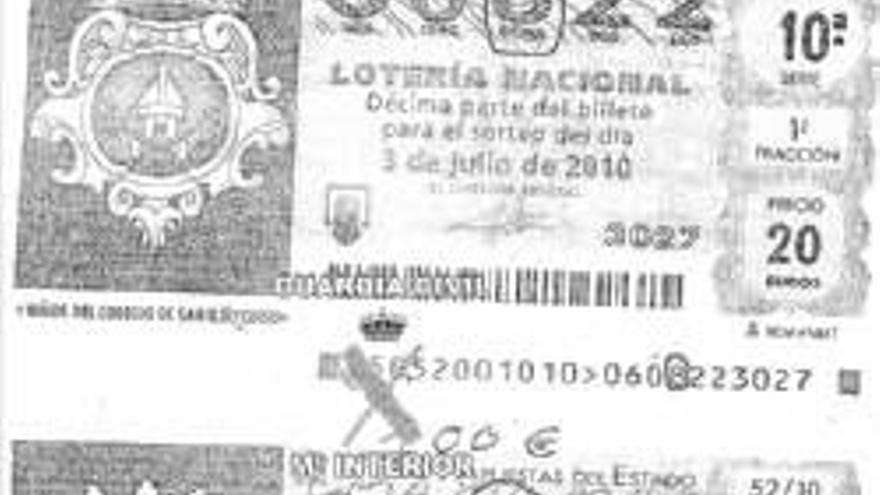 Detenido un vecino de Castuera por cobrar billetes de lotería falsos