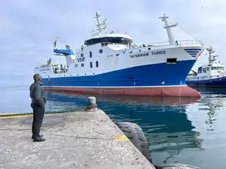 Namibia recibe al «Novanam Three», la última incorporación de Nueva Pescanova al caladero