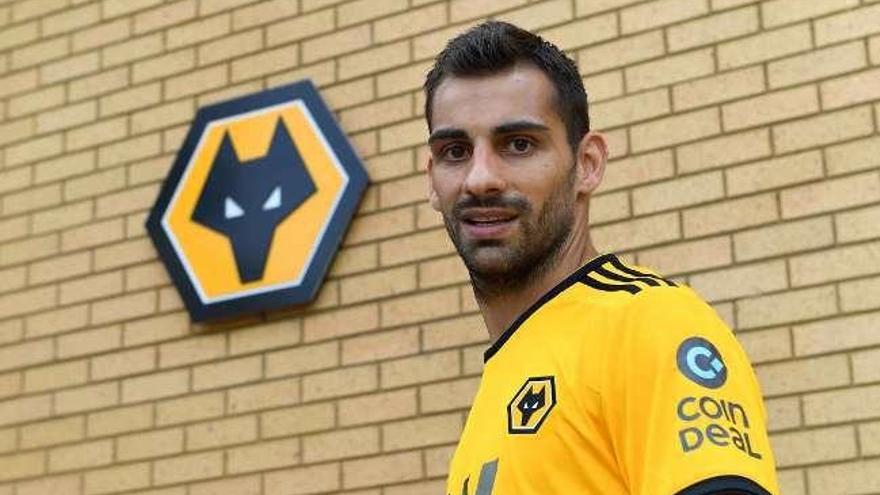 Jonny, en las instalaciones del Wolverhampton Wanderers.