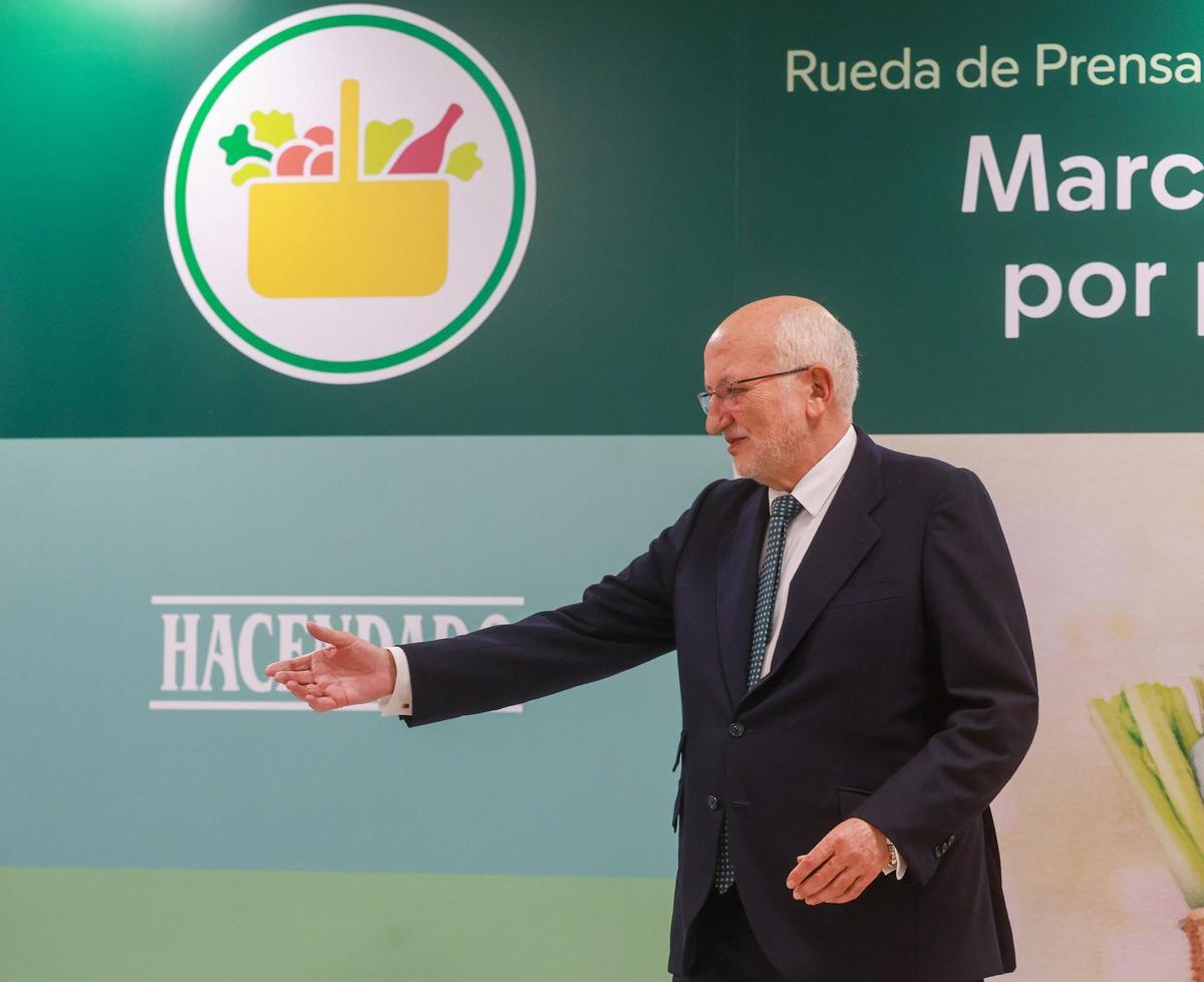 Juan Roig, en la presentación de resultados de 2024