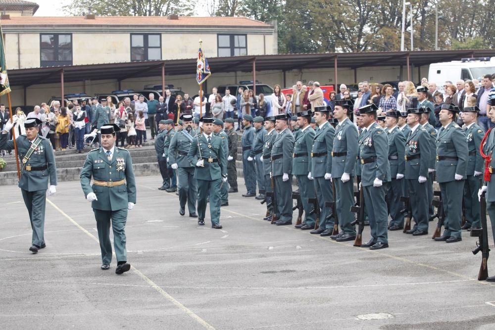 Fiesta de la Guardia Civil el día de su patrona en Gijón