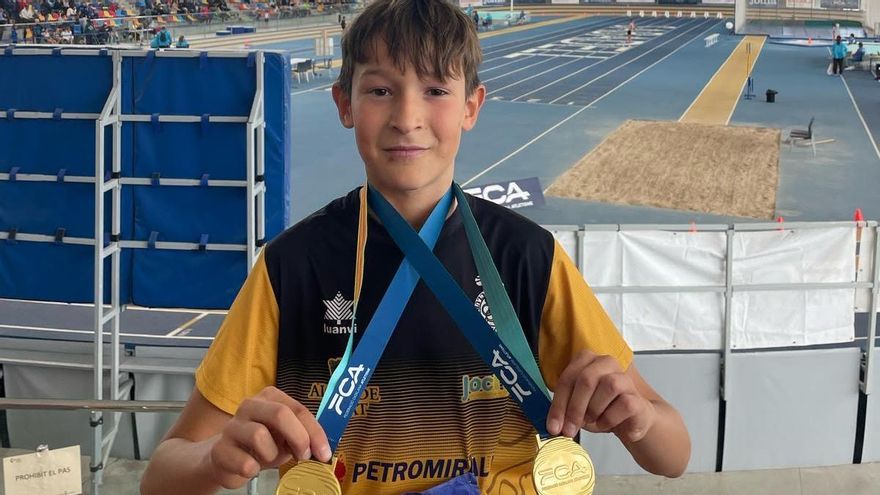 Or, plata i bronze per als atletes del CAI i l&#039;Avinent, en el Campionat de Catalunya de Proves Combinades Sub-12