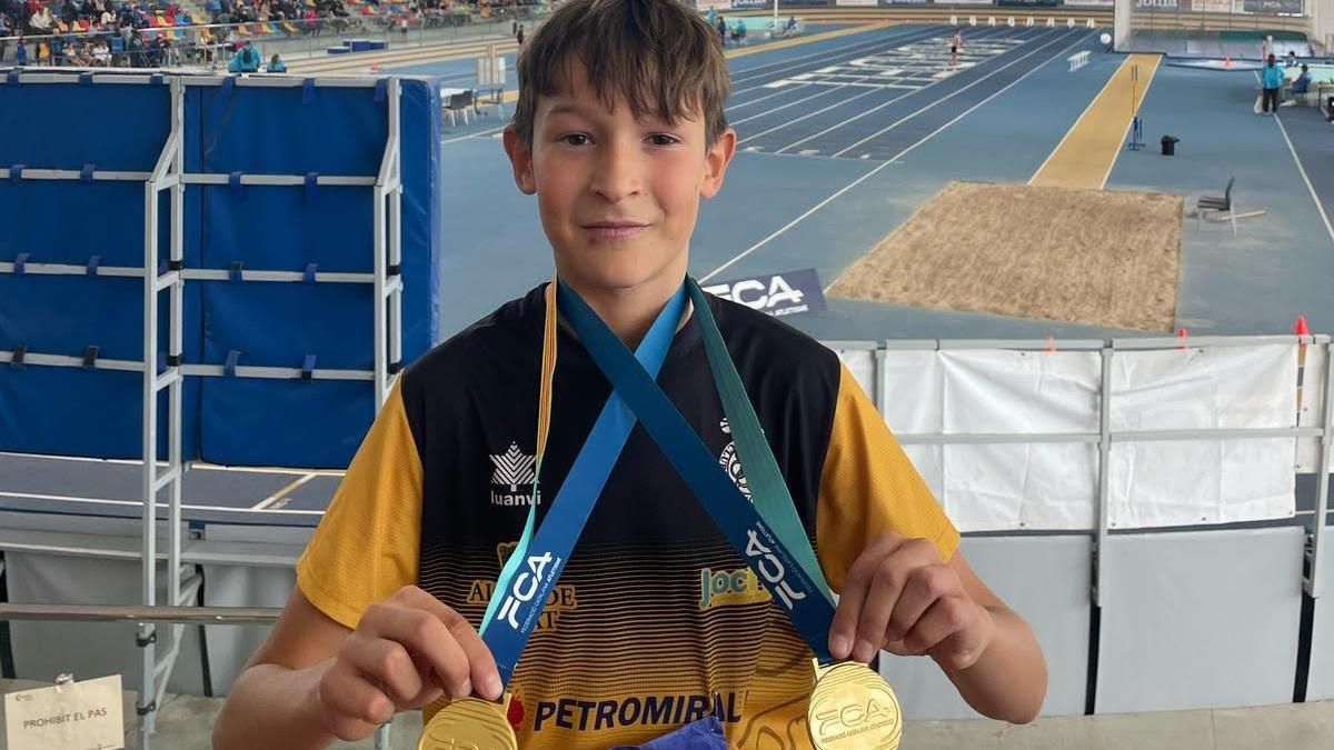 Aarón Ceusán, campió de Catalunya de Triatló Sub-12