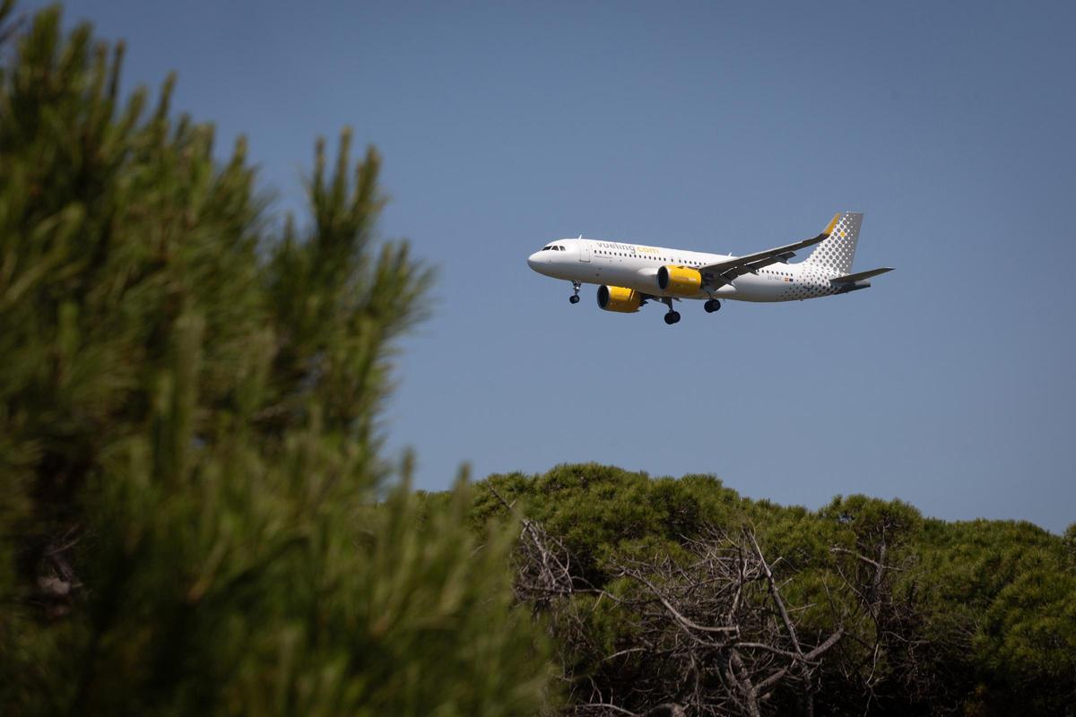 Un avión de Vueling.