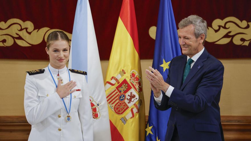 Leonor recibe la Medalla de Galicia: “Puedo dar fe de que aquí me sentí como una gallega más”