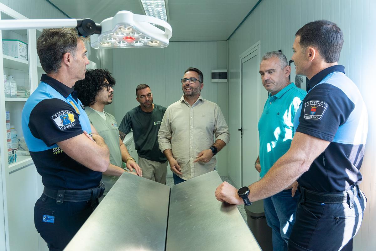 Quirófano del Centro de Bienestar Animal del Ayuntamiento de Arrecife.