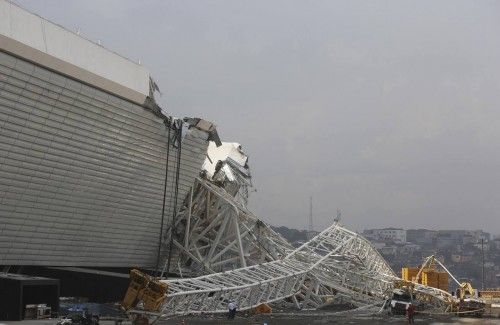 Grave accidente en el estadio de Sao Paulo