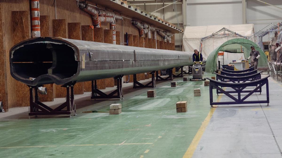 El proceso de construcción de los mástiles para Greenpeace