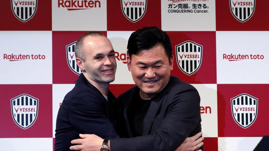 Iniesta, presentat al Vissel Kobe japonés: «Confio en aquest projecte»