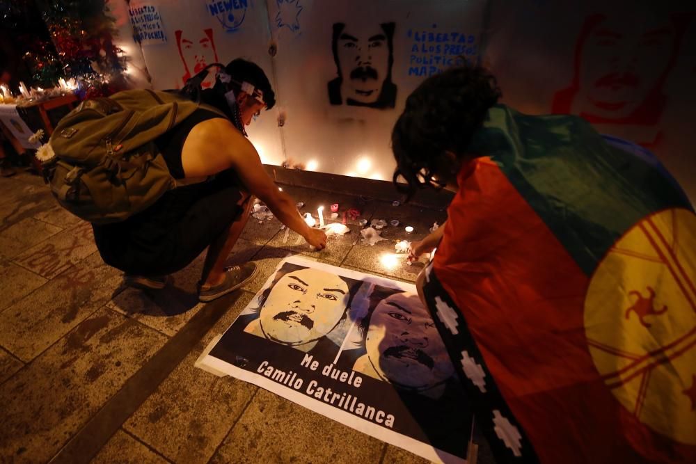 Protestas tras un año del asesinato del mapuche ...