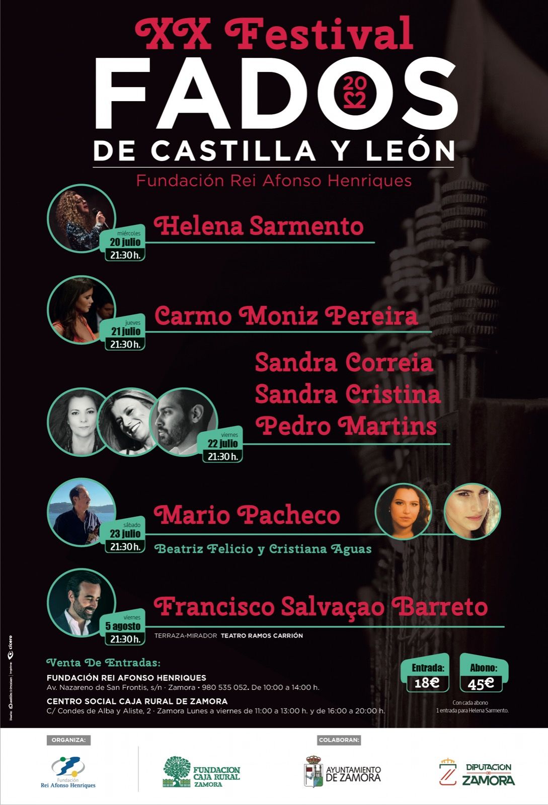 Cartel Festival de Fados de Castilla y León