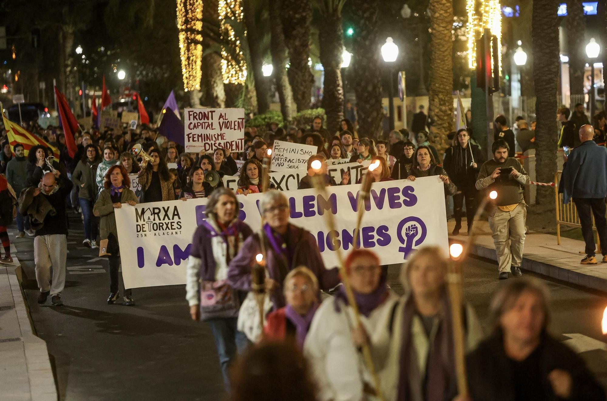 Concentración y manifestación contra la violencia machista 25N