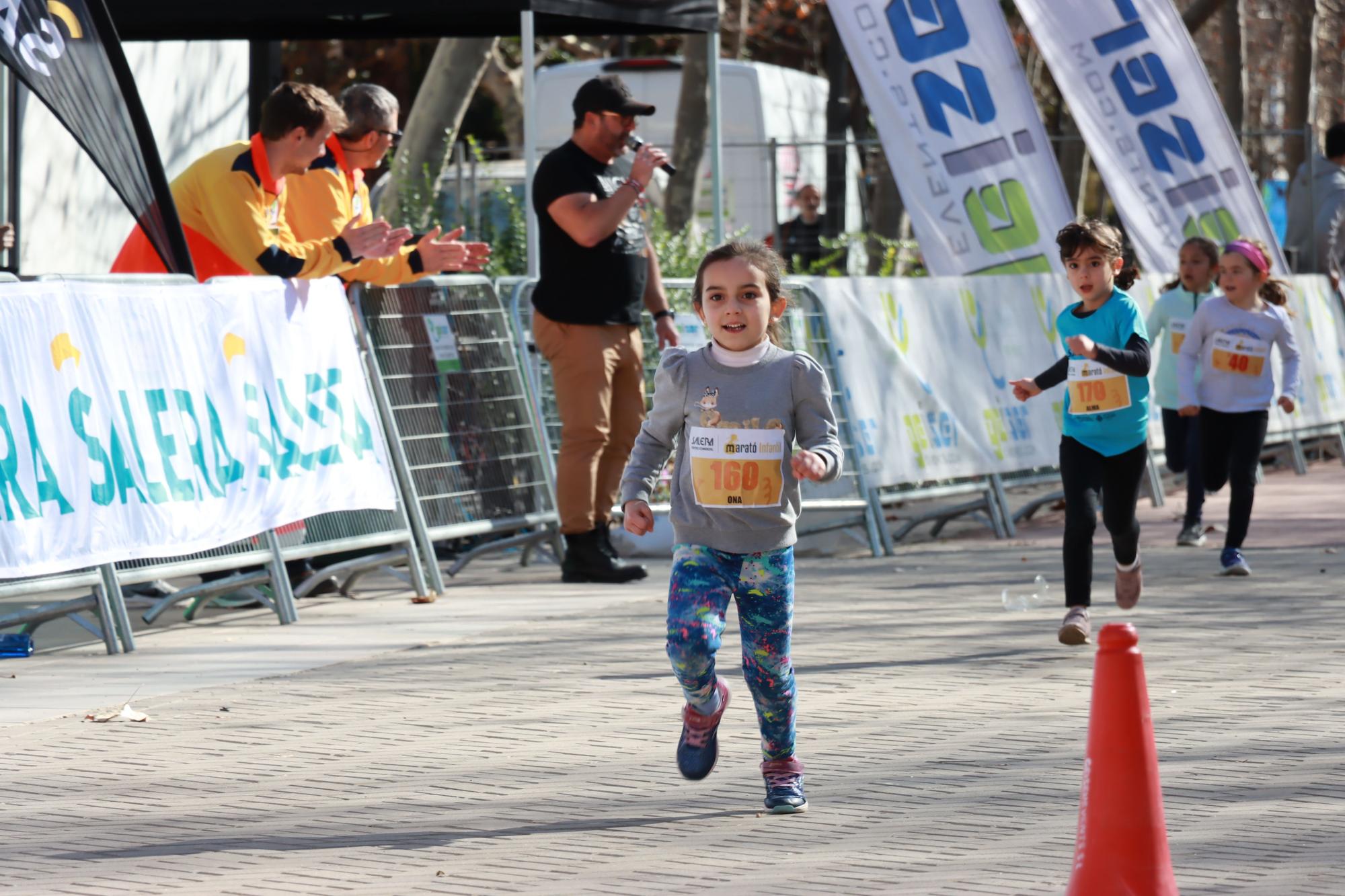 Las mejores imágenes de la maratón infantil en Castelló