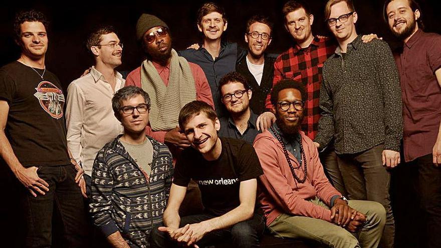 La formación estadounidense Snarky Puppy. | | LP/DLP