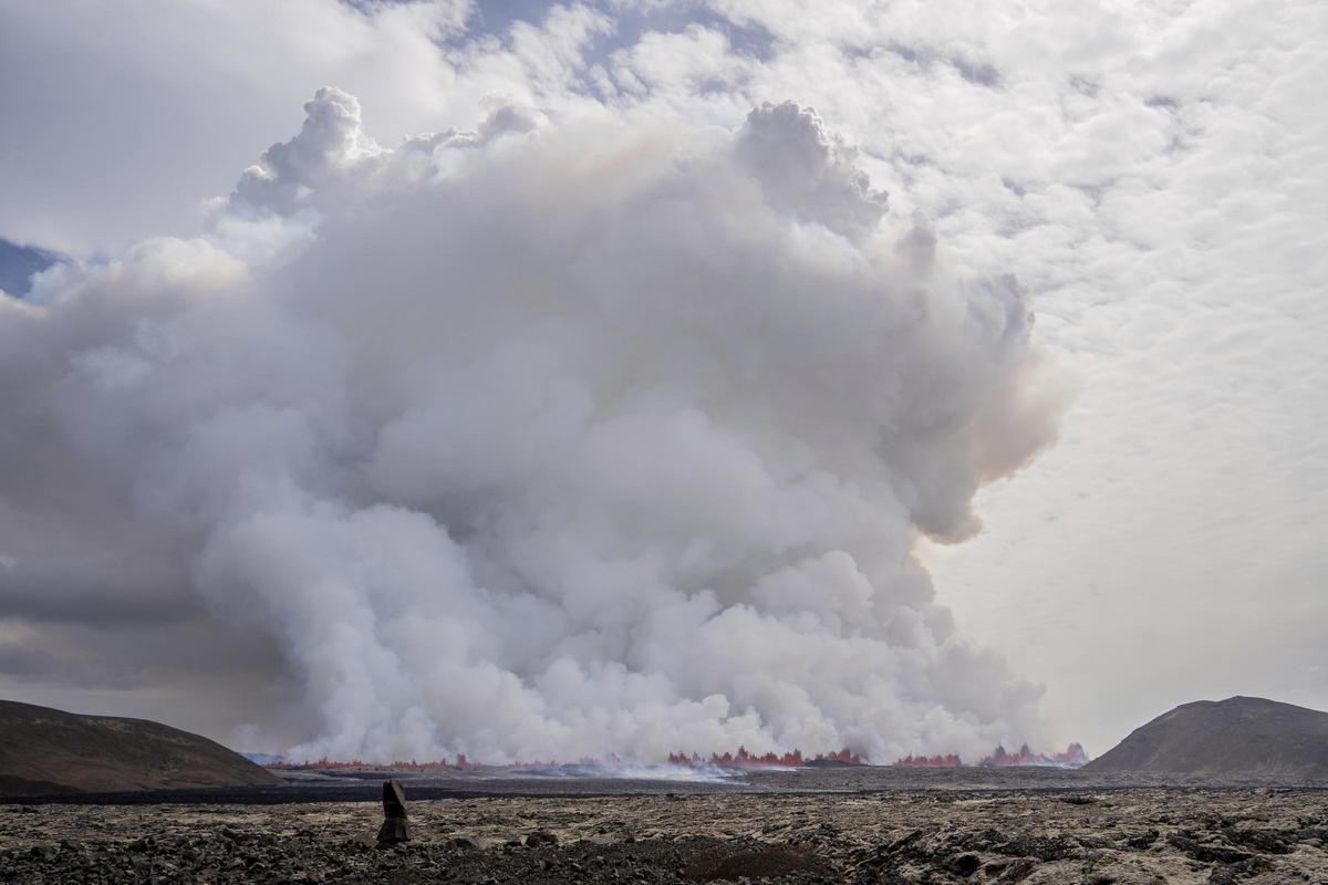 Nueva erupción volcánica en Reykjanes (Islandia), la quinta en últimos meses