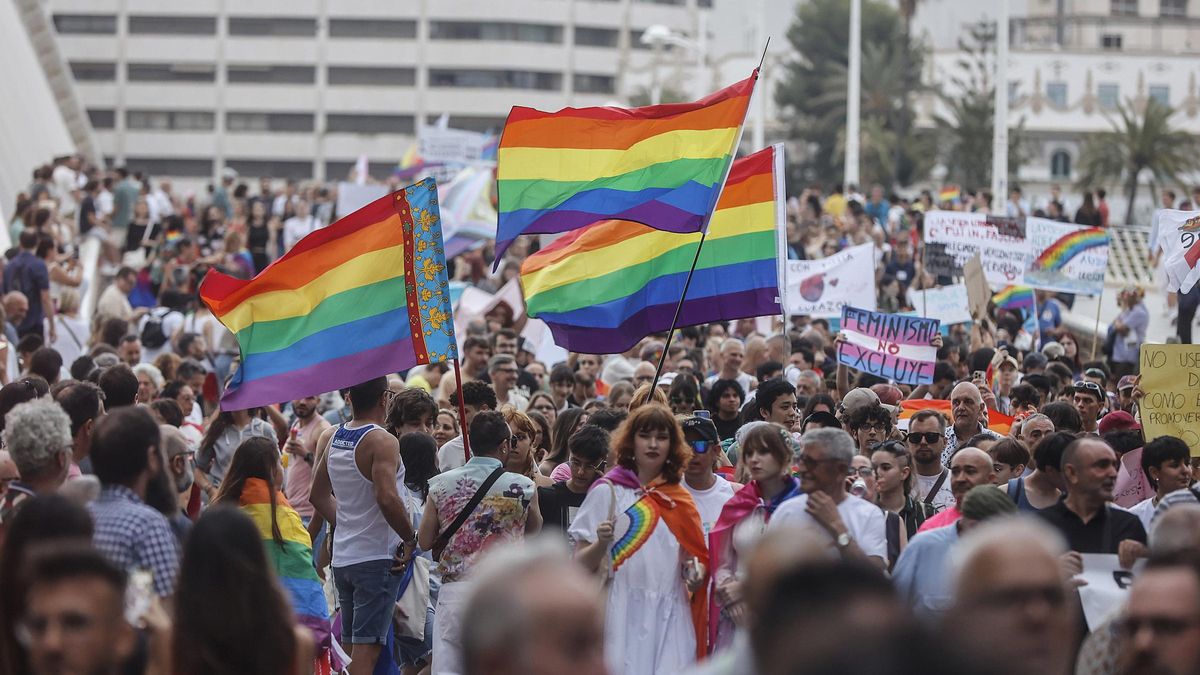 Celebración del Día del Orgullo en València.