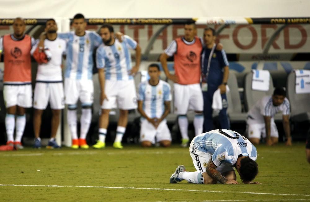 La decepción de Messi en la Copa América