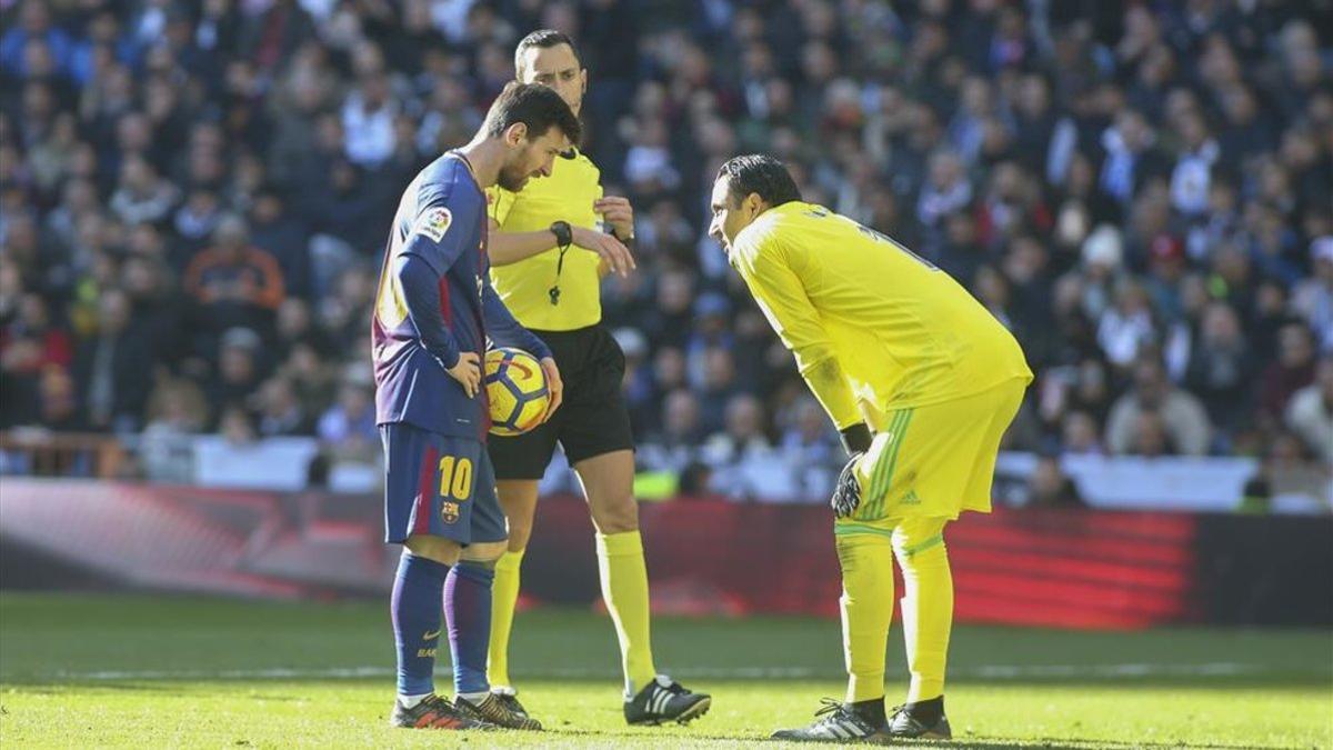 Leo Messi y Keylor Navas se han visto las caras en trece ocasiones