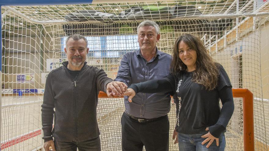 Joan Ontiveros, Pere Joan Pusó i Vanesa Martínez han unit les seves entitats per aconseguir un objectiu