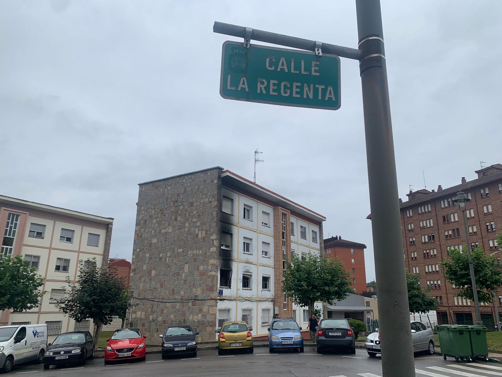 Muere en Avilés una mujer de 66 años en el incendio de su vivienda