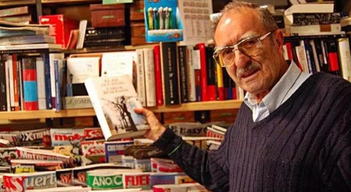 Josep Viladessau, que va morir l'any 2019 després d'una vida dedicada a la llibreria