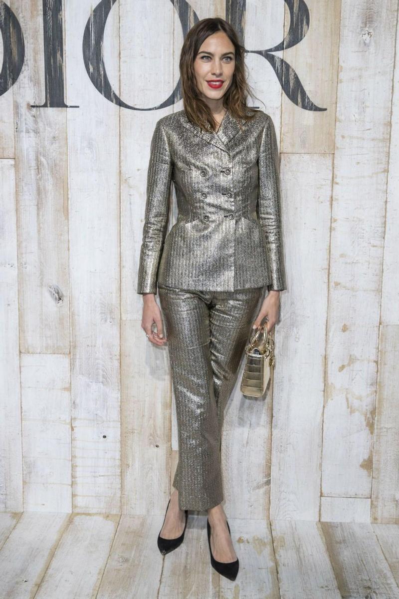 Alexa Chung en el desfile crucero de Dior