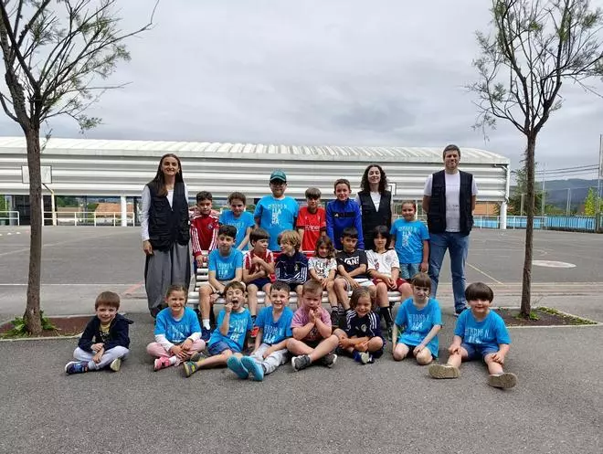 Pequeños atletas olímpicos compiten en Llanera