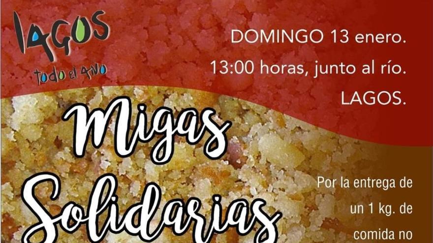 El cartel de la quinta edición de las migas solidarias de Lagos.