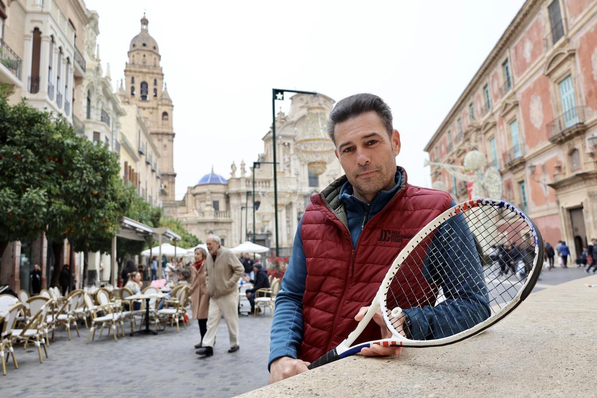 Juan David Cano Carrillo, en su última visita a Murcia