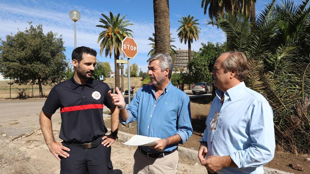 Presentación de la ubicación definitiva para el parque de bomberos.