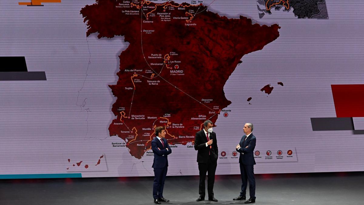 Presentación del recorrido oficial de la Vuelta a España.